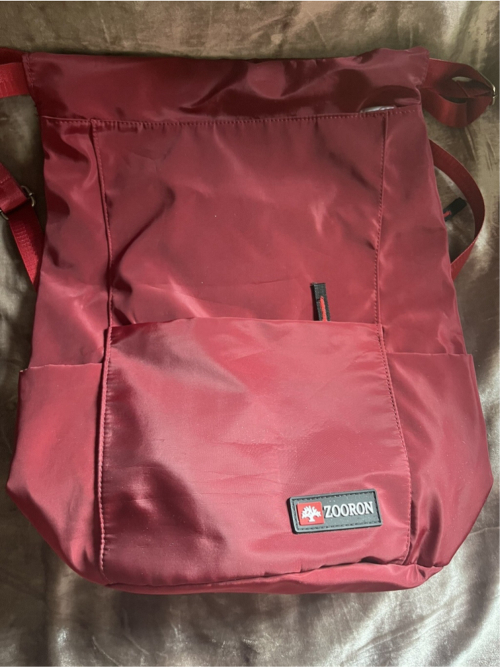 Zooron Waterproof Drawstring Gym Backpack Bag Men Women Sport Gym Sack Travel